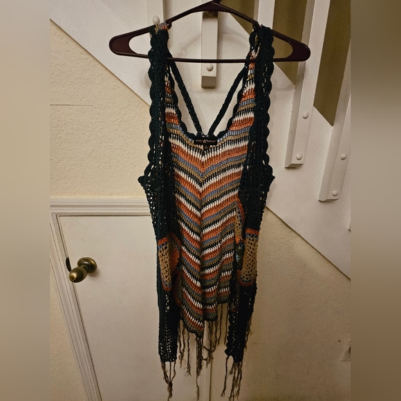 Almost Famous boho hippie vest - Picture 1 of 4